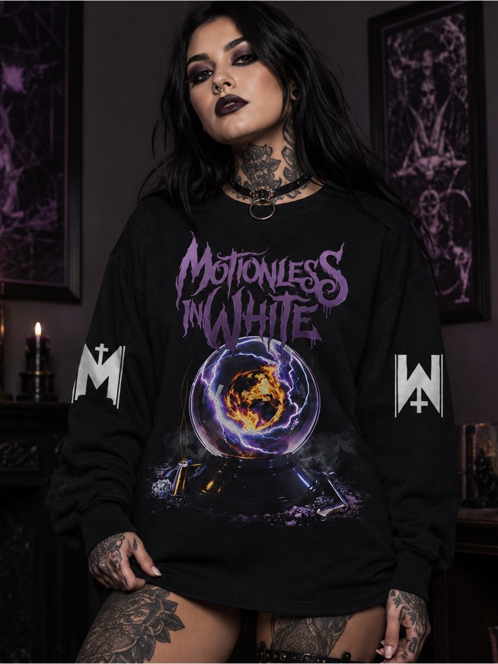 Motionless in White. Gildan. Sweatshirt Long Sleeve!!!